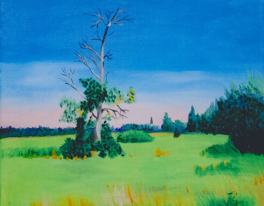 03Am Schafstall öl 20x24